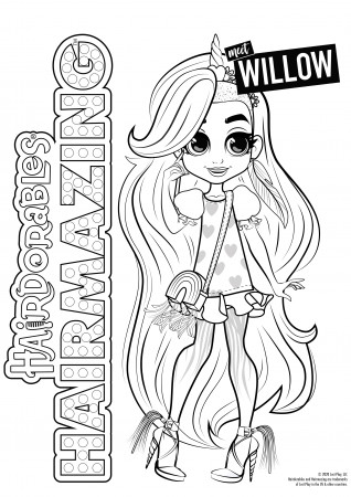 Hairdorables Hairmazing coloring pages - YouLoveIt.com