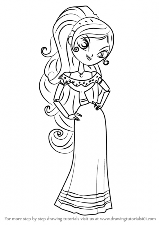 Learn How to Draw Maria Posada from The Book of Life (The Book of Life)  Step by Step : Drawing Tutorials | Book of life, Coloring pages, Coloring  pages to print