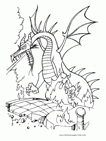 Sleeping Beauty color page disney coloring pages, color plate, coloring  sheet,printable c… | Dragon coloring page, Sleeping beauty coloring pages,  Maleficent dragon
