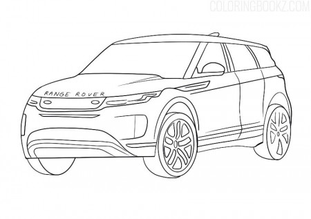 Range Rover Evoque Coloring Page - Coloring Books #rangerover  #rangeroverevoque #evoque #landrover #rangerovercol… | Range rover evoque, Range  rover, Coloring books