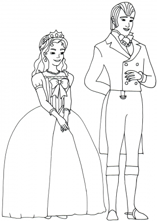 Sofia The First Coloring Pages: King and Queen Sofia the First Coloring… |  Princess coloring pages, Disney princess coloring pages, Disney coloring  pages printables