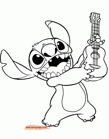 Stitch | Stitch coloring pages, Stitch drawing, Disney coloring pages