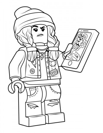 Parker Jackson Coloring Page from Hidden Side - True North Bricks | Lego  coloring pages, Coloring pages, Lego coloring