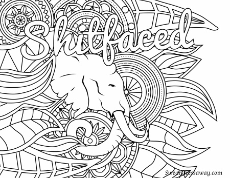 Coloring Pages : Free Printable Swear Word Coloring Pages Dumbass ...