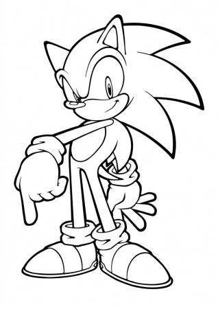 Sonic Coloring Pages - Printable