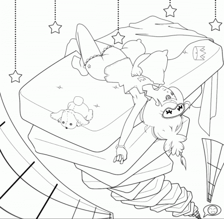 Princess Pea Coloring Page