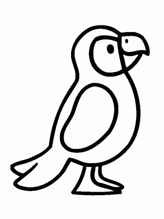 Puffin Bird For Little Children Coloring Pages Free Printable ...