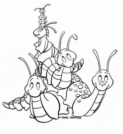 Slug coloring page - Animals Town - Free Slug color sheet