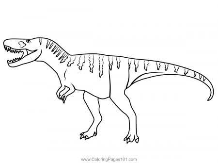Albertosaurus Coloring Page for Kids - Free Dinosaurs Printable Coloring  Pages Online for Kids - ColoringPages101.com | Coloring Pages for Kids