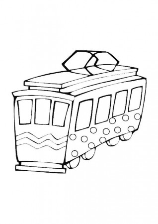 Coloring Page toy trolley - free printable coloring pages - Img 10608
