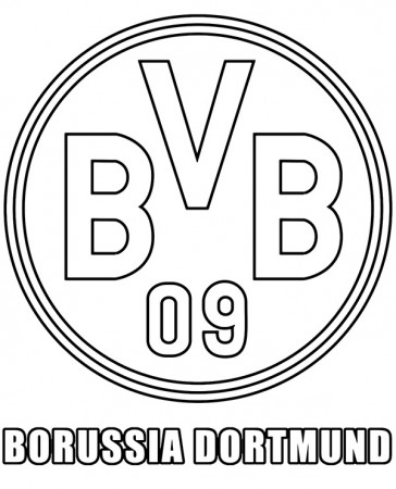 Borussia Dortmund logo coloring page ...