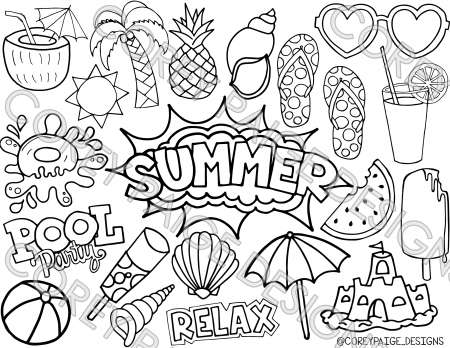 Seasons Coloring Sheet Pack | Summer coloring pages, Summer coloring sheets,  Spring coloring sheets