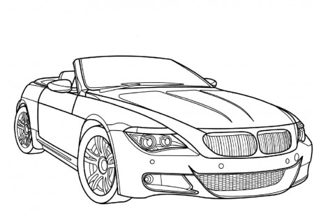 BMW Car Coloring Pages - Free Printable Coloring Sheets