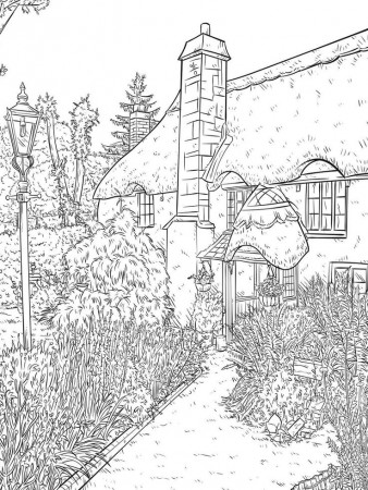 Cottagecore coloring pages | Coloring ...