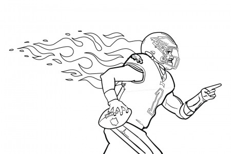 Jalen Hurts Coloring Pages Printable ...