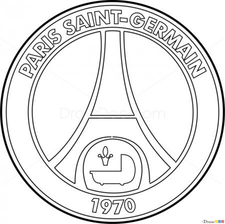 How to Draw PSG, Football Logos