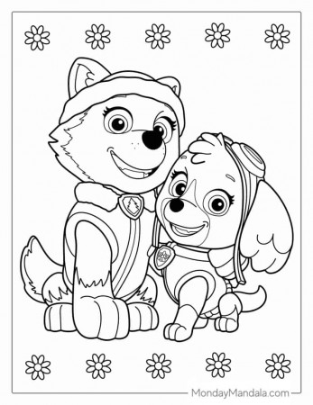 58 Paw Patrol Coloring Pages (Free PDF Printables)