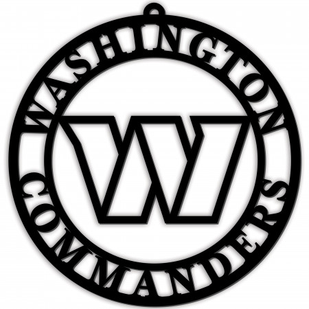 Black Washington Commanders 16'' Team ...