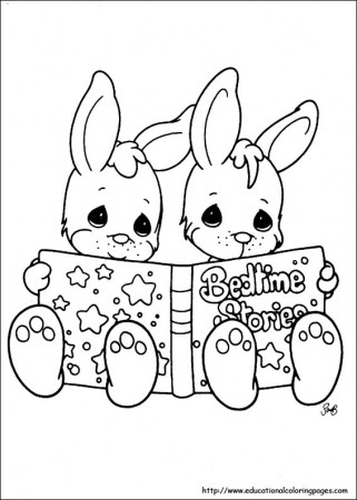 Precious Moments Coloring Pages free For Kids