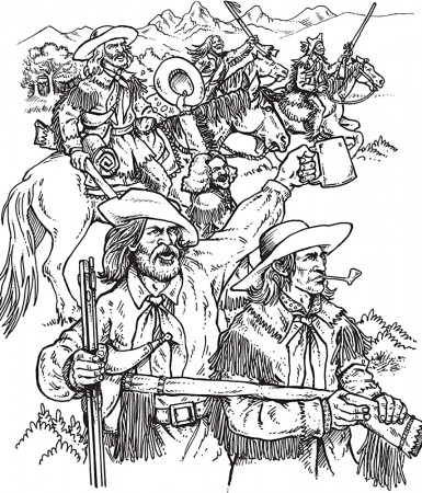 Mountain Men -- The History of Fur Trapping Coloring Book (Dover American  History Coloring Books): Prechtel, Jeff: 9780486799681: Amazon.com: Books
