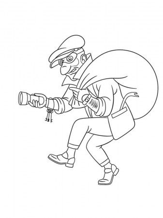 Bandit coloring pages