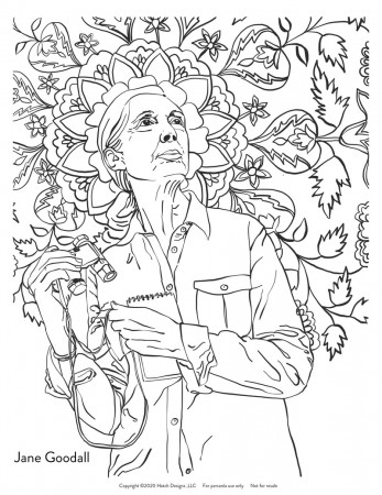 Five Women Environmentalists Coloring Page Instant Download | Molly Hatch