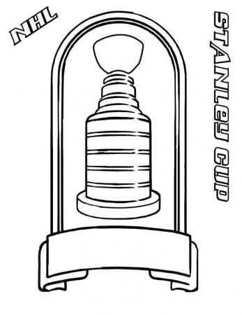 Stanley Cup Coloring Page | Nhl hockey, Hockey, Ice hockey