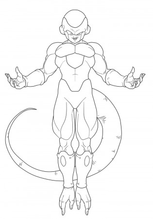 Golden Freezer Lineart by ChronoFz on DeviantArt | Dragon ball super  artwork, Dragon ball painting, Dragon ball artwork