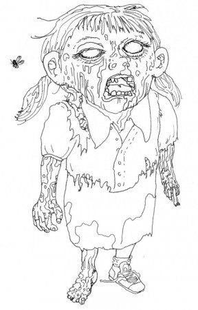 10 Pics of Zombie Girl Coloring Pages Printables - Zombie Coloring ...