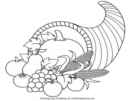 Turkey Coloring Pages For Kids (17 Pictures) - Colorine.net | 14871