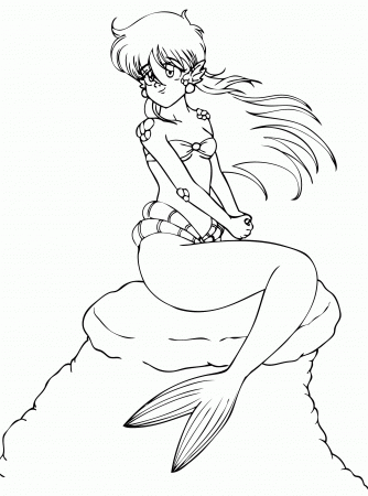 Gallery Images of Printable Little Mermaid Coloring Pages 26524 ...