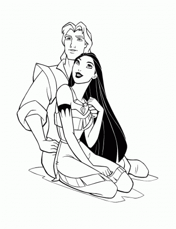 Related Pocahontas Coloring Pages item-13227, Pocahontas Coloring ...