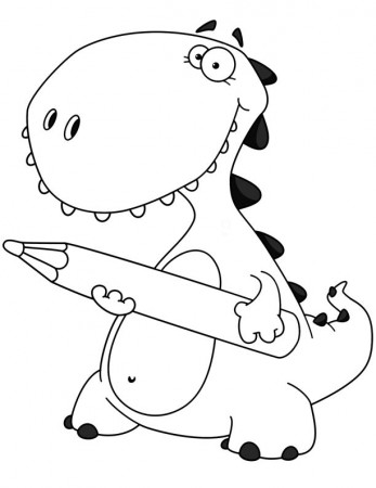 Baby Dinosaur Coloring Pages | Cooloring.com