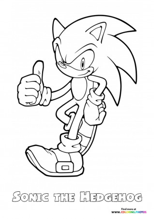 Sonic the Hedgehog 2 - Coloring Pages for kids | Free and easy printables