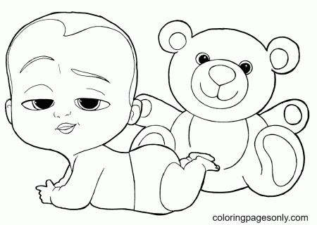 The Boss Baby Coloring Pages - Coloring Pages For Kids And Adults