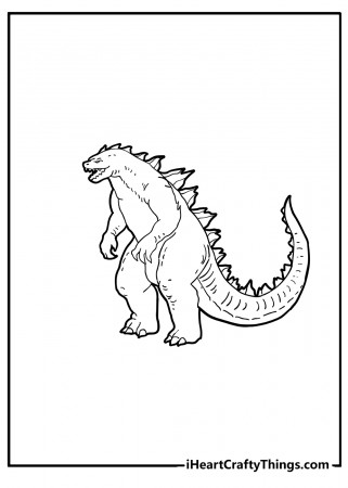 Printable Godzilla Coloring Pages (Updated 2022)