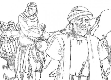 Amazing Mary And Joseph Coloring Pages #9 - Angel Mary And Joseph ...