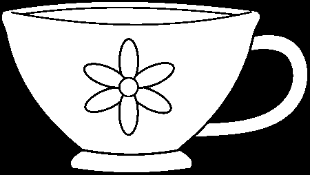 Teacup Coloring Pages Printable - High Quality Coloring Pages