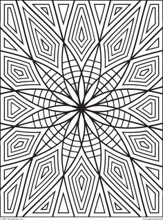 Geometric - Coloring Pages for Kids and for Adults