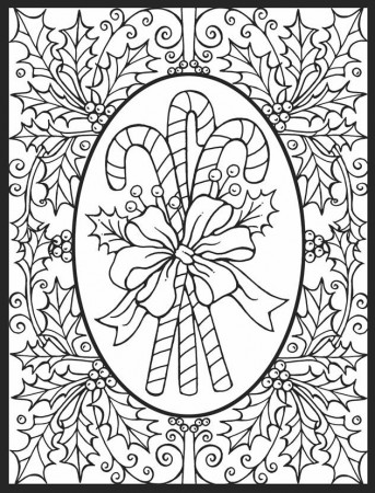 11 Pics of Stained Glass Christmas Candy Cane Coloring Pages ...