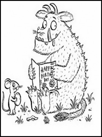 Coloring Book The Gruffalo 4