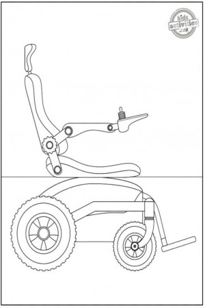 Wheelchair Coloring Pages | Kids Activities Blog