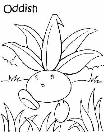 oddish colorear pokemon - Clip Art Library