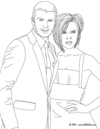 BRITISCHE STARS - DAVID und VICTORIA BECKHAM zum Ausmalen | David und  victoria beckham, Victoria beckham, Beckham