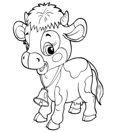 cow print coloring pages