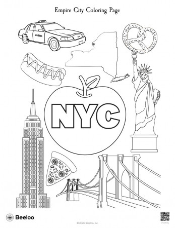 New York City-themed Coloring Pages ...