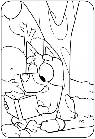 10 Free Bluey Coloring Pages for Bluey ...