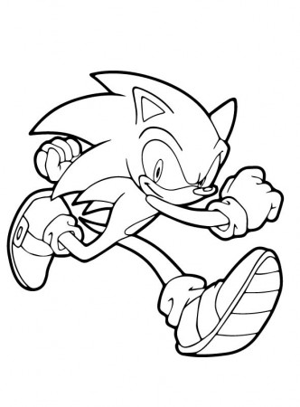 Kids-n-fun.com | Coloring page Sonic Sonic the Hedgehog 9