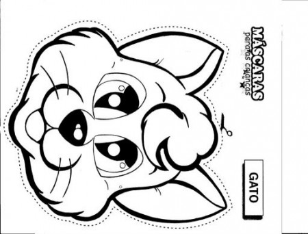 Cat Mask - free coloring pages | Coloring Pages