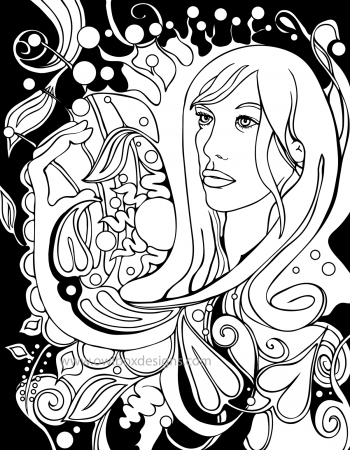 Abstract Coloring Page 1 on Behance